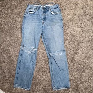 GRLFRND Bella Low-Rise Boyfriend Jean - Size 29 - Medium Wash